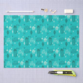 Kerstcadeau Blauwgroen Tissuepapier (Craft)