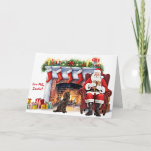 Kerstcadeau Boykin Spaniel hond Kerstmis Feestdagen Kaart