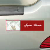 kerstcadeau bumpersticker (Op auto)