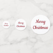 kerstcadeau confetti (Achterkanten)