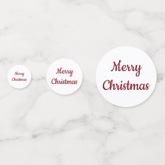 kerstcadeau confetti (Achterkanten)