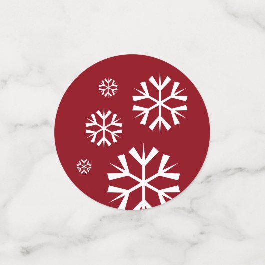 kerstcadeau confetti (Kleine voorkant)