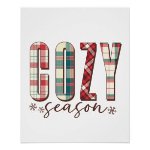 Kerstcadeau Cozy Seizoen Perfect Poster