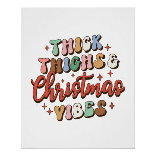 Kerstcadeau Dikke Dijen en Kerstvibes Perfect Poster