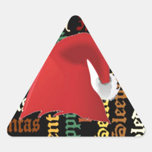 kerstcadeau Een fijne dag en een betere avond Driehoek Sticker