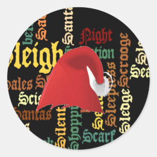 kerstcadeau Een fijne dag en een betere avond Ronde Sticker