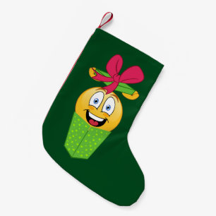 kerstcadeau Emoji Stocking Kleine Kerstsok
