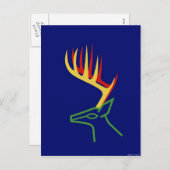 kerstcadeau feestdagenkaart (Voorkant / Achterkant)