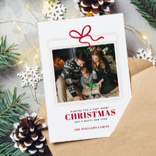 Kerstcadeau Foto op Maat Feestdagenkaart