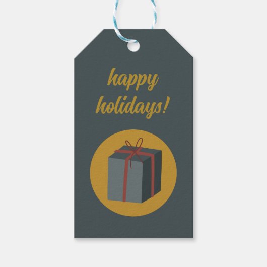 Kerstcadeau Gift Tag Cadeaulabel (Voorkant)