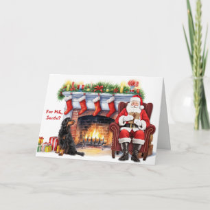 Kerstcadeau Gordon Setter Hond Schattige Kerstmis Feestdagen Kaart