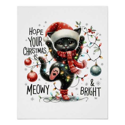 Kerstcadeau Hoop op uw Kerstmis Perfect Poster (Voorkant)