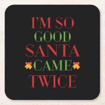 Kerstcadeau: Ik ben zo goed kerstman tweemaal