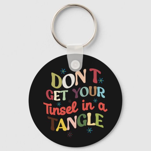 kerstcadeau in een driehoek sleutelhanger (Voorkant)