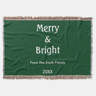 Kerstcadeau jager groene kerst decoratie deken