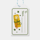 Kerstcadeau - kabouter cadeau label cadeaulabel (Voorkant)