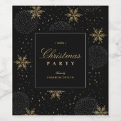 Kerstcadeau Kerstfeest Feestgunst Wijnlabels Wijn Etiket (Enkel label)