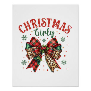 Kerstcadeau Kerstmeisje Perfect Poster