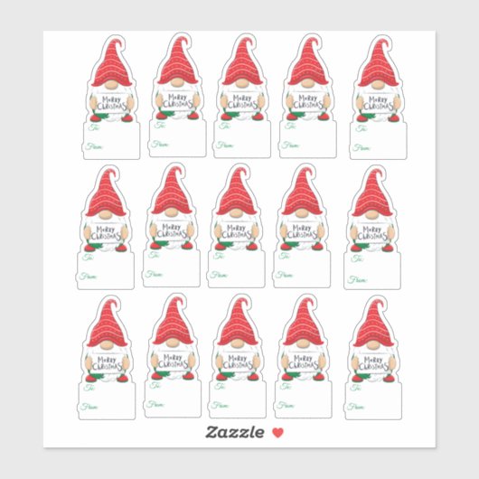 kerstcadeau label (Vel)