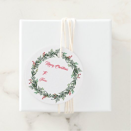 kerstcadeau-Label Bedankjes Labels (In situ)