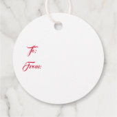 kerstcadeau-Label Bedankjes Labels (Achterkant)