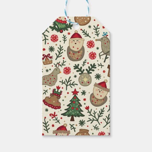 kerstcadeau-Label Cadeaulabel (Voorkant)