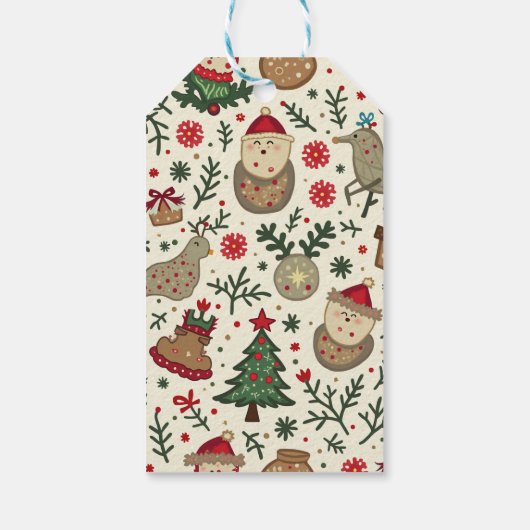 kerstcadeau-Label Cadeaulabel (Achterkant)