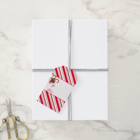 kerstcadeau-Label Cadeaulabel (Met Touw)