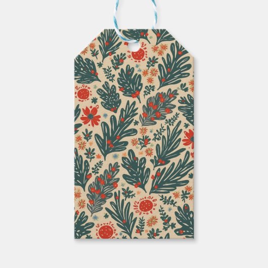 Kerstcadeau label cadeaulabel (Voorkant)