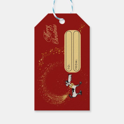 kerstcadeau-Label Cadeaulabel (Voorkant)