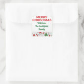 Kerstcadeau Label, gepersonaliseerd Label (Tas)