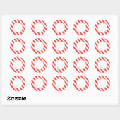 kerstcadeau-Label Ronde Sticker (Vel)