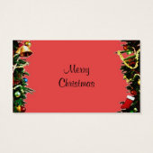 kerstcadeau-Label Visitekaartje (Achterkant)