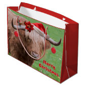 kerstcadeau large cadeauzakje (Achterkant Gekanteld)