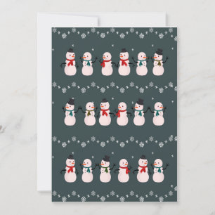 Kerstcadeau Lieve Sneeuwman Door De Sneeuw Kaart