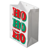 kerstcadeau medium cadeauzakje (Voorkant Gekanteld)