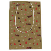 kerstcadeau medium cadeauzakje (Voorkant)