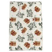 kerstcadeau medium cadeauzakje (Achterkant)