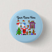 kerstcadeau met #2 Button (Voorkant)