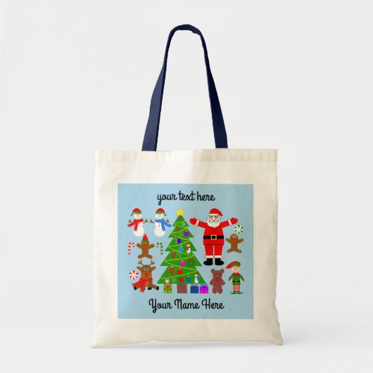 kerstcadeau met #3 Canvas tas (Voorkant)