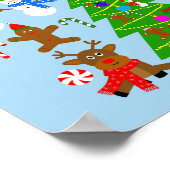 kerstcadeau met #3 Poster (Hoek)