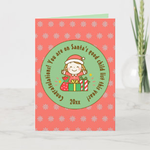 kerstcadeau met Kinder cadeau van kerstcadeau Kaart