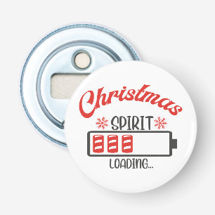 kerstcadeau met lade Funny Holiday Button Flesopener