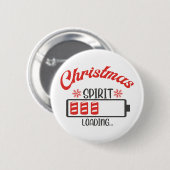 kerstcadeau met lade Funny Holiday Ronde Button 5,7 Cm (Voorkant /achterkant)