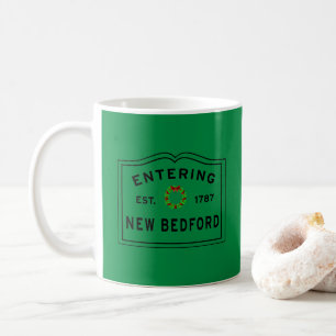 kerstcadeau met nieuwe Bedford MA Wreated Koffiemok
