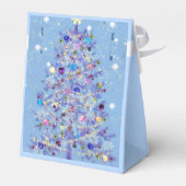 kerstcadeau met prachtige kerstboom bedankdoosjes (Achterkant)