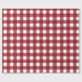 kerstcadeau met rode witte Waterverf Cadeaupapier (Vlak)