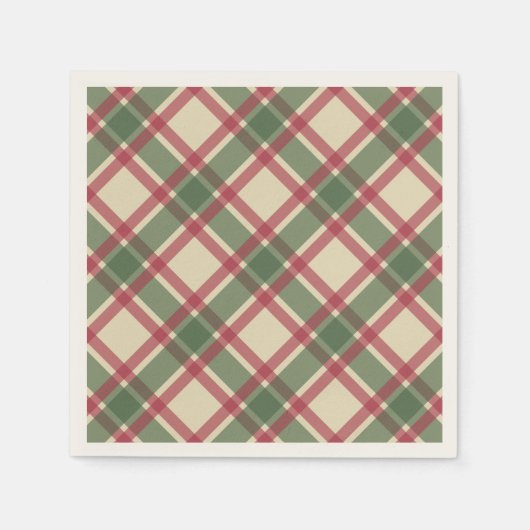 kerstcadeau Napkins Servetten (Voorkant)