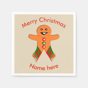 kerstcadeau, papier voor kerstfeestjes servetten