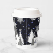 Kerstcadeau Papieren Bekers (Rechts)